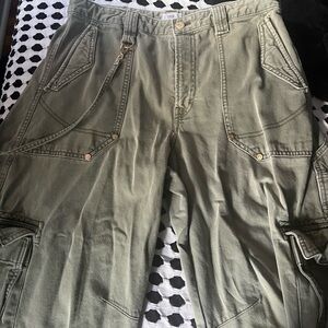 GAP x Cult Gaia Green Barrel Cargo Pants